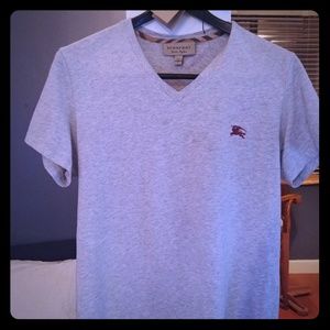 Burberry V-Neck Tee Shirt